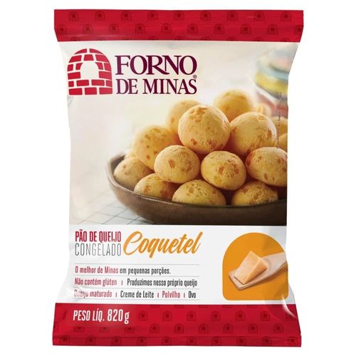 Pao Queijo Forno De Minas Coquetel Mini 1KG