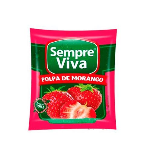Polpa Fruta Sempre Viva Morango 400G