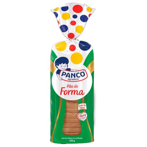 Pao De Forma Panco 30% Integral 500G