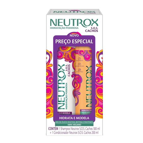 Kit Neutrox Sh300Ml+Cond200Ml Sos Cachos 500ML