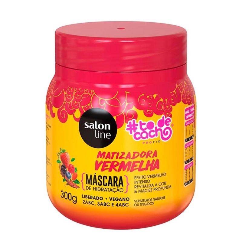MASCARA-MATIZADORA-SALON-LINE-VERMELHA-300G