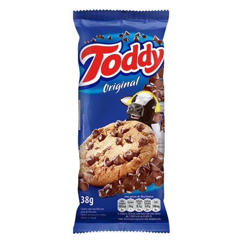 Biscoito Toddy Cookies Baunilha 38G