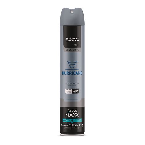 Desodorante Aerosol Above Maxx Elements Hurricane 250ML