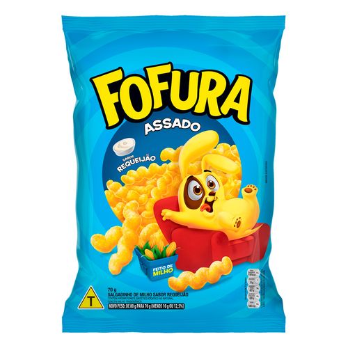 Salgadinho Fofura Requeijao 70G