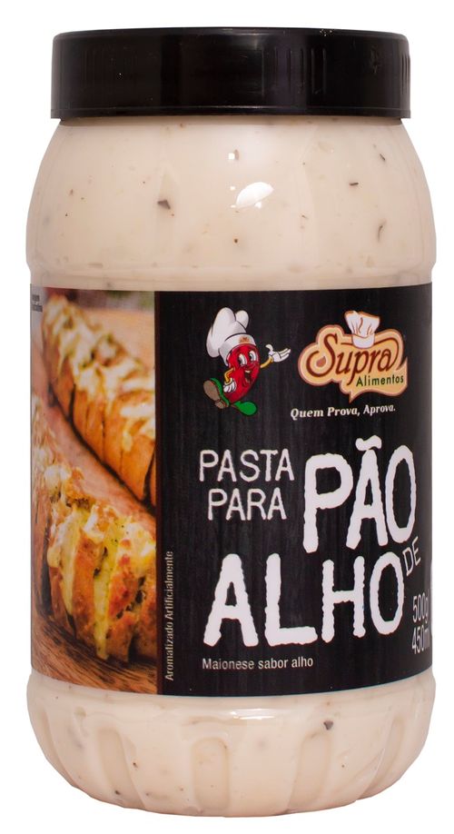 Maionese Supra P/Pao De Alho 500G