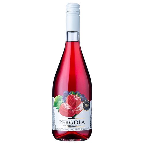 Cooler Pergola Com Vinho Tto Morango 750ML