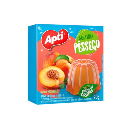 Gelatina Apti Pessego 35G