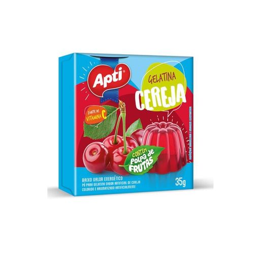 Gelatina Apti Cereja 35G