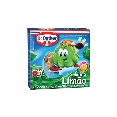 Gelatina Dr.Oetker Limao 20G