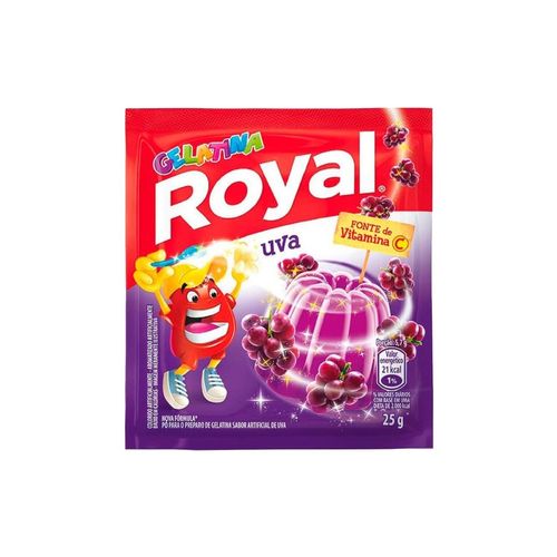 Gelatina Royal Uva 25G