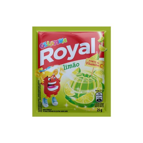 Gelatina Royal Limao 25G
