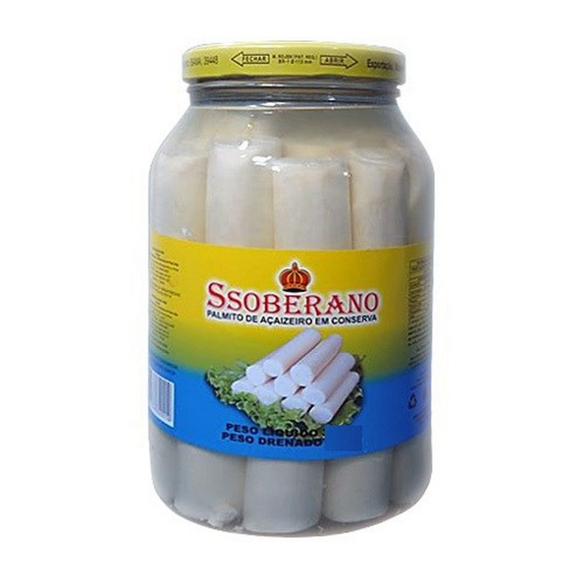 Palmito Ssoberano Inteiro 180g