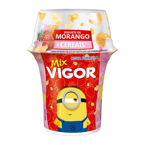 Iogurte Vigor Mix Morango/Cerais 140G
