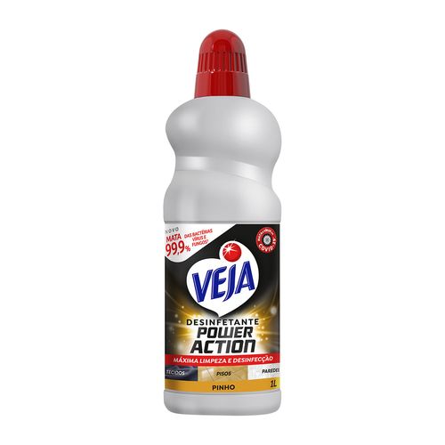 Veja Desinfetante Power Action Pinho 1L