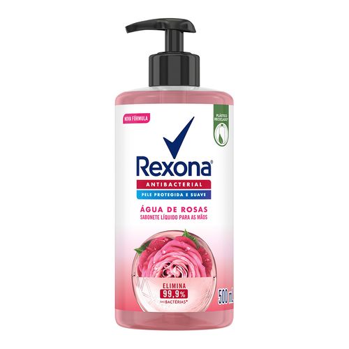 SABONETE LIQ.REXONA ANTIBAC.MAOS AGUAS ROSAS 500ML