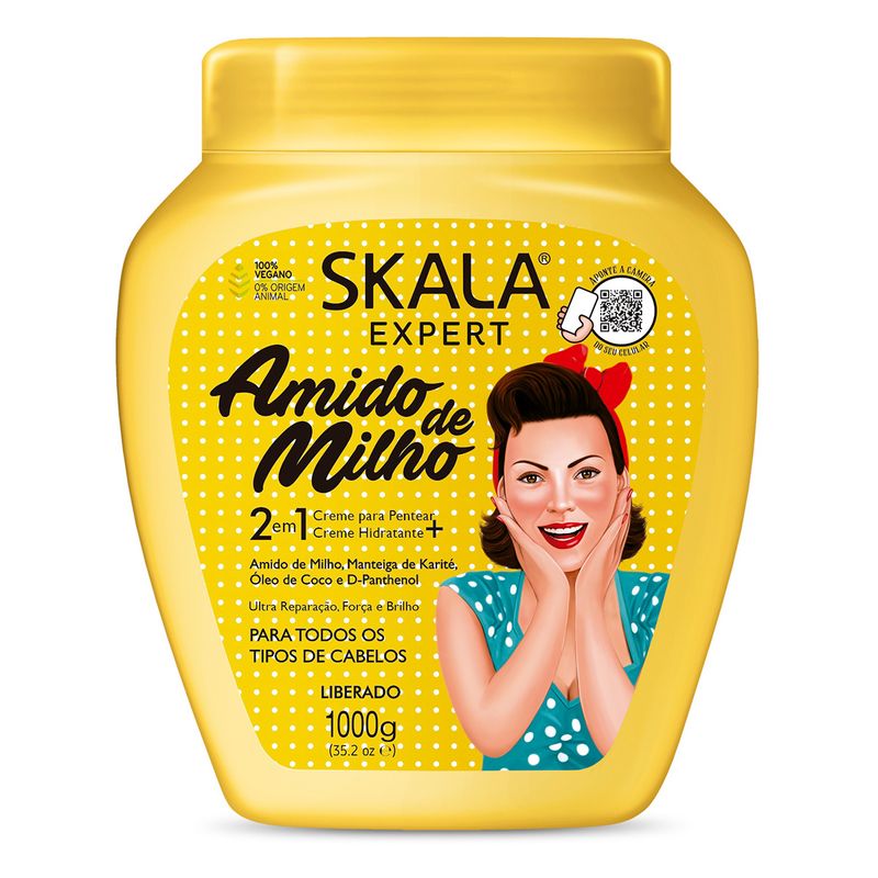 CREME-TRATAMENTO-SKALA-AMIDO-DE-MILHO-1KG-1KG