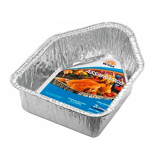 ASSADEIRA DE ALUMINIO WYDA FRANGO 2L DF UNIDADE UNIDADE