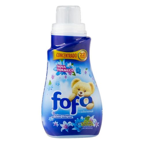 Amaciante Fofo Super Concentrado Tradicional 500ML