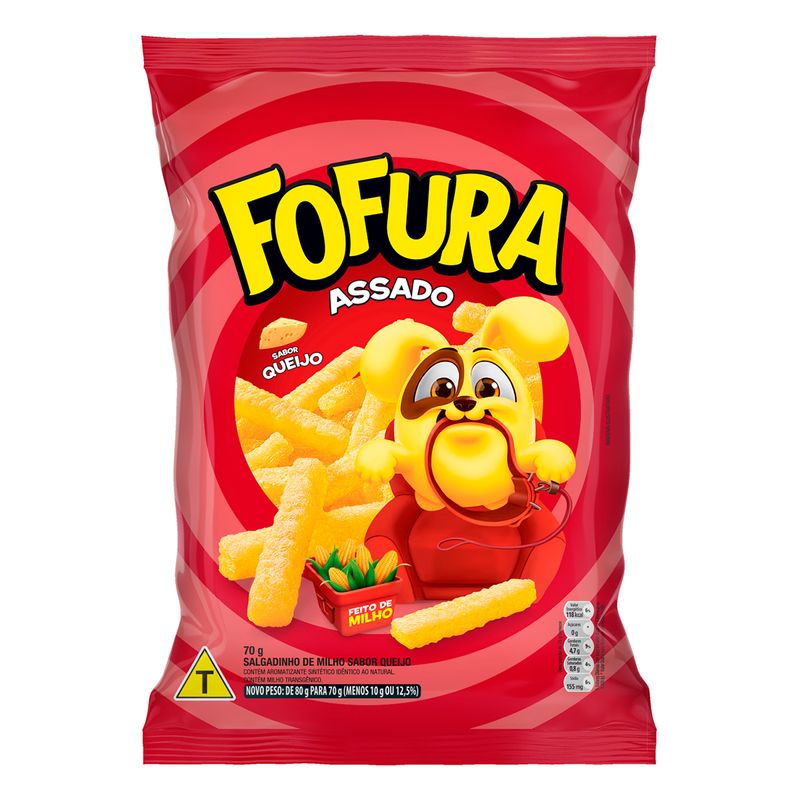 Salgadinho-fofura-queijo-70G