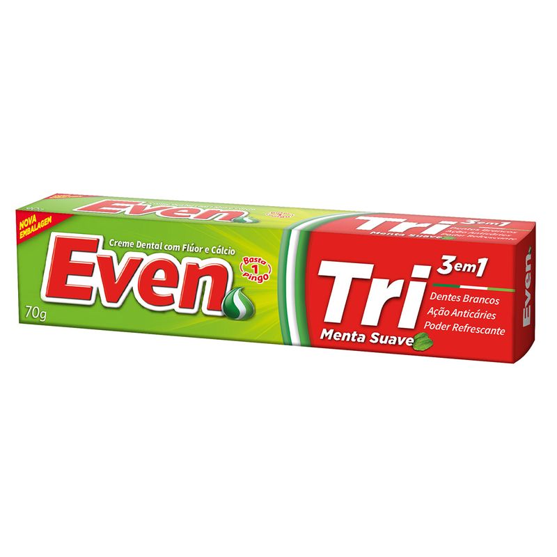 Creme-dental-even-tri-menta-suave-70G