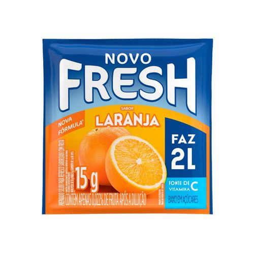 Refresco Em Po Fresh Laranja 15G