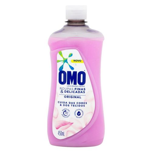 Lava Roupas Omo Delicadas Original 450ML