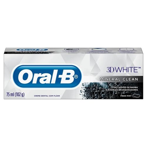 Creme Dental Oral B 3-D White Mineral Clean 102G