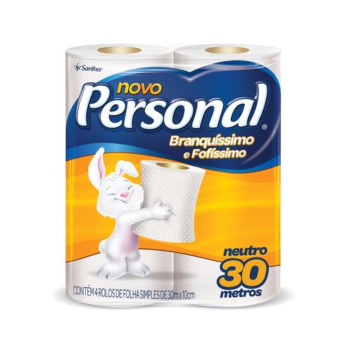 Papel Higienico Personal 30M Neutro C/4