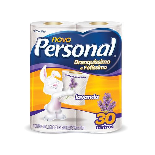 Papel Higienico Personal 30M Lavanda C/4
