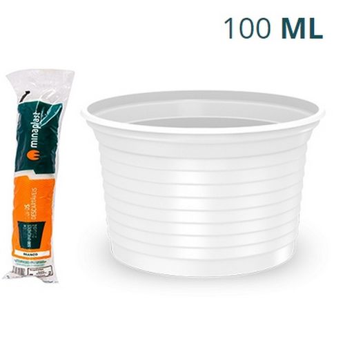 POTE MINAPLAST TRANSPARENTE 100ML C/100 C/100