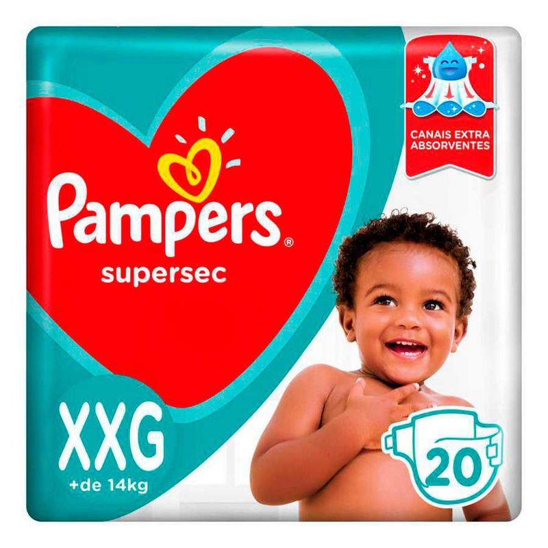FRALDA-PAMPERS-SUPERSEC-PACOTAO-XXG-C-20-C-20
