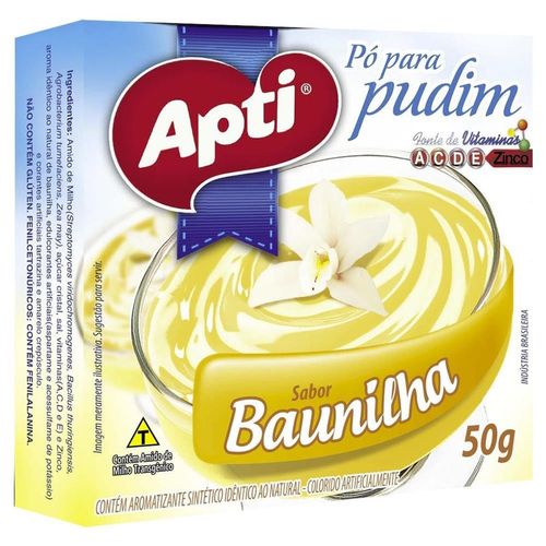Pudim Apti Baunilha 50G