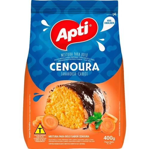 Mistura Para Bolo Apti Cenoura 400G