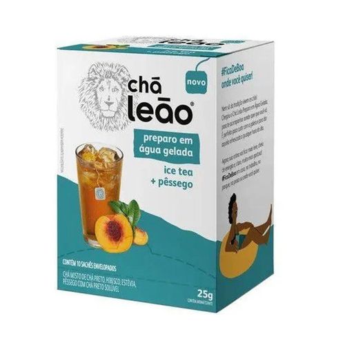 Cha Leao Gelado Preto+Pessego 10SQ
