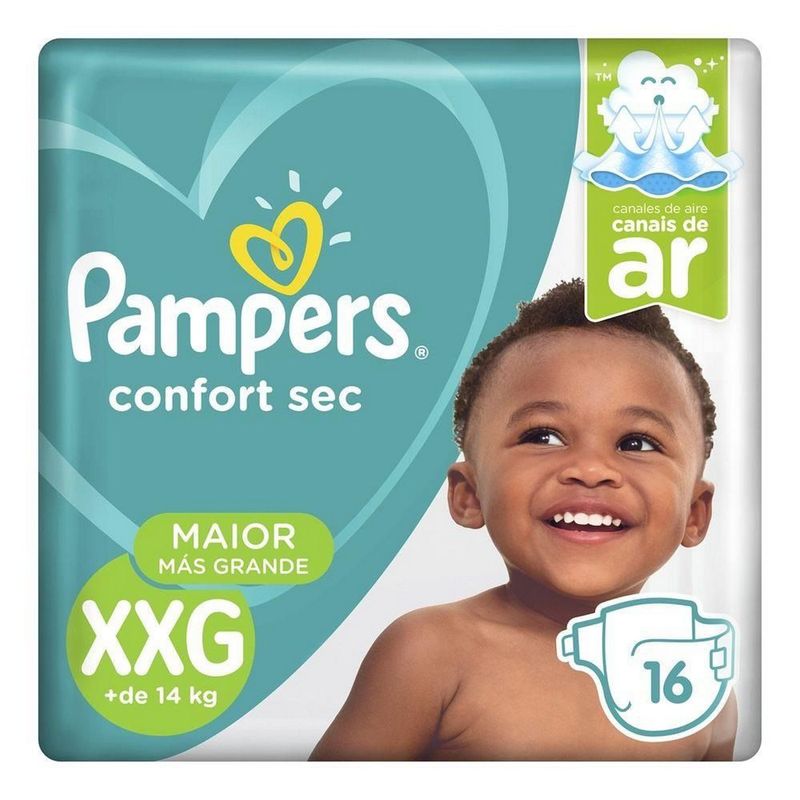 FRALDA-PAMPERS-SUPERSEC-PACOTAO-XXG-C-16-C-16