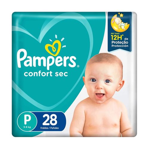 Fralda Pampers Confort Sec P C/28