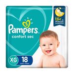 FRALDA-PAMPERS-CONFORT-SEC-XG-C-18-C-18