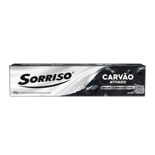 Creme Dental Sorriso Carvao Ativado 60G