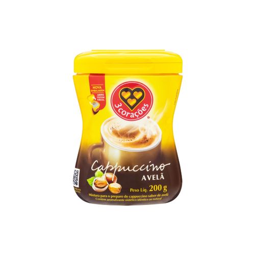 Cappuccino 3 Coracoes Avela 200G