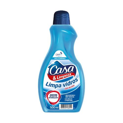 Limpa Vidros Casa&Limpeza Refil 500ML