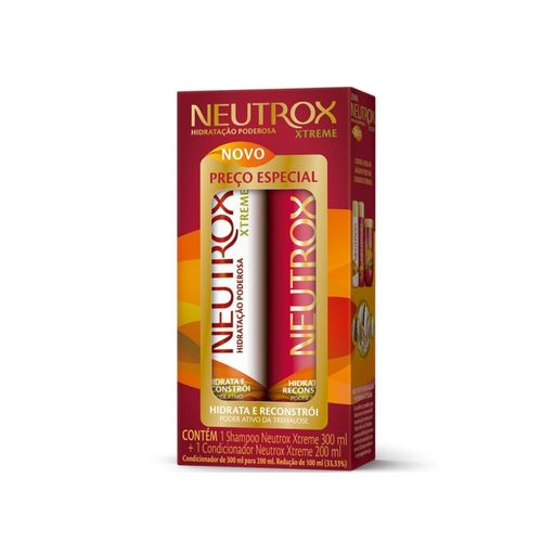 Kit Neutrox Sh300Ml+Cond200Ml Extreme 500ML