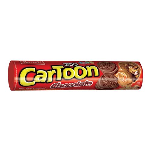 Biscoito Cartoon Zoo Recheado Chocolate 110G