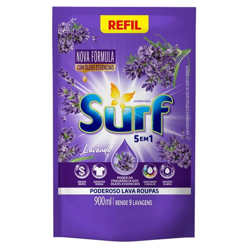 Lava-roupas-surf-liq-lavanda-sache-900ML