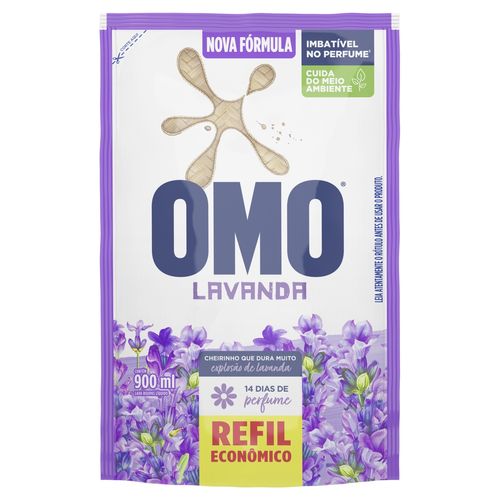 Lava Roupas Omo Lavanda Sh 900ML