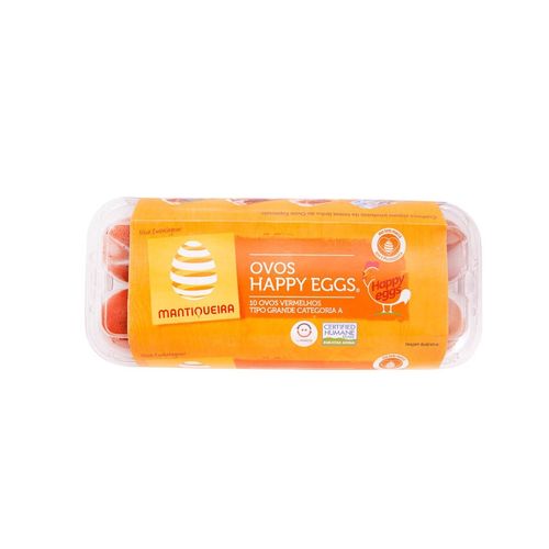 Ovo Vermelho Mantiqueira Happy Eggs C/10