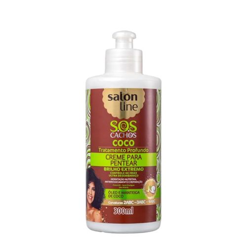 Creme Para Pentear Salon Line Sos Coco 300ML