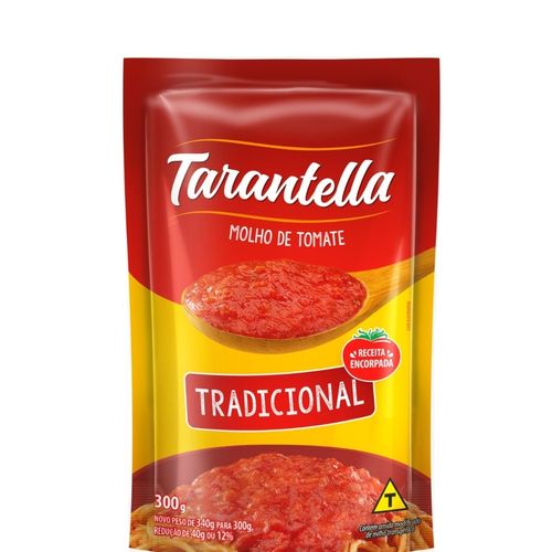 Molho De Tomate Tarantella Tradicional Sache 300G