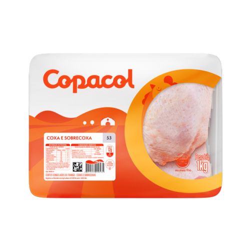 File Coxa Com Sobrecoxa Frango Copacol Bandeja 1KG