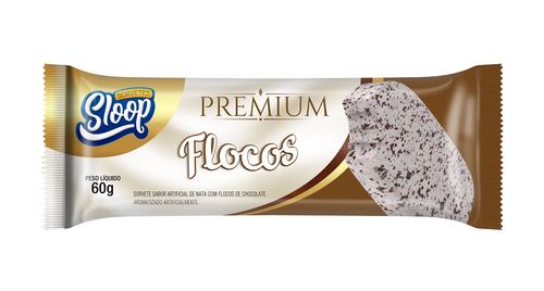 Picole Sloop Flocos Premium 60G
