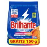 Sabao-em-po-brilhante-limpeza-total-cartucho-gratis-150g-sache-L1-6P1-45KG